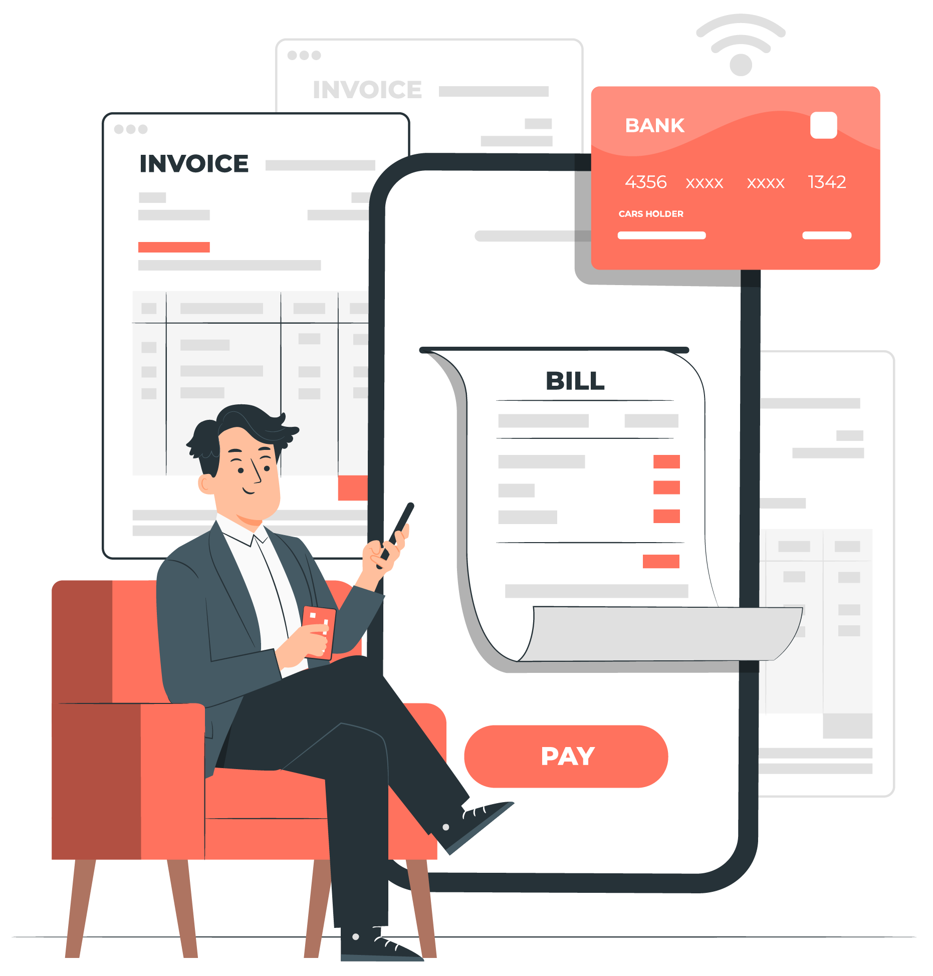 Payroll Automation Illustration